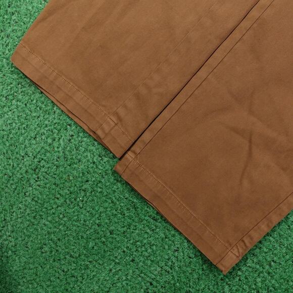 Johnston & Murphy Pants Mens 34x30 Brown Stretch Chino Flat Front Casual - Picture 3 of 8